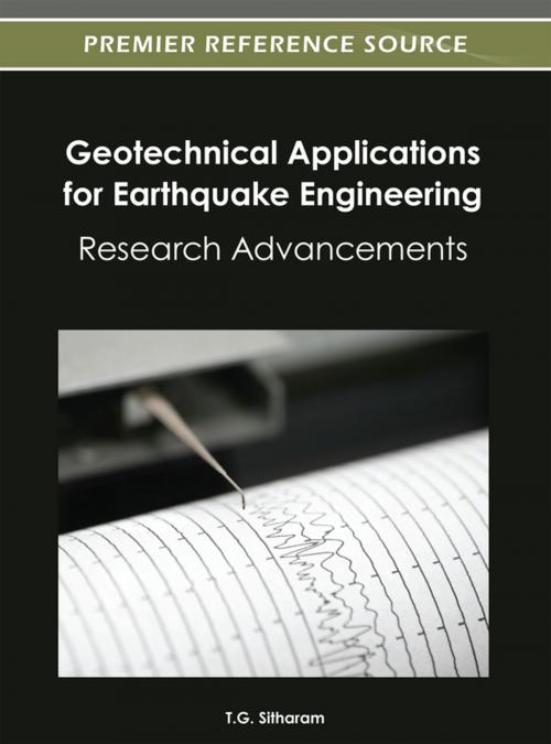 Cover of the book Geotechnical Applications for Earthquake Engineering by , IGI Global