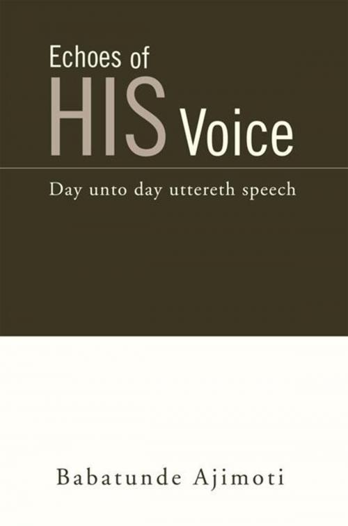 Cover of the book Echoes of His Voice by Babatunde Ajimoti, Xlibris US