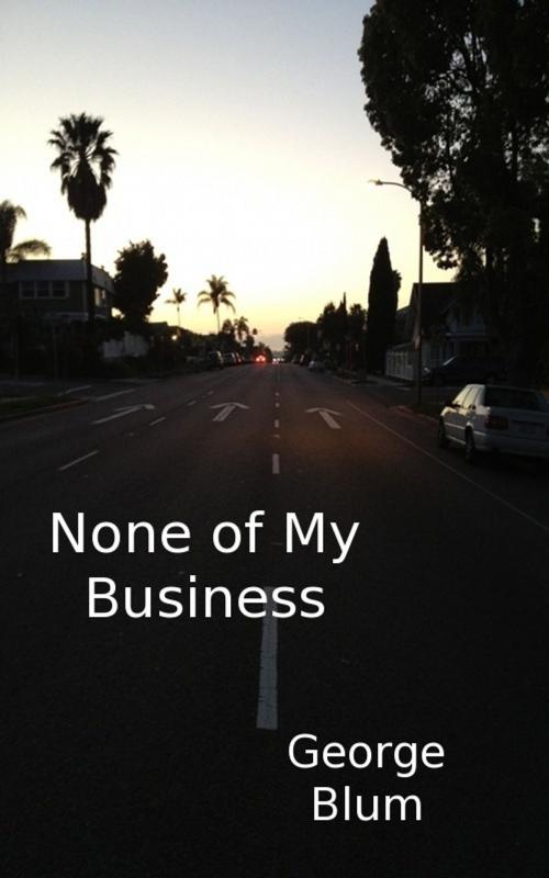 Cover of the book None of My Business by George Blum, George Blum
