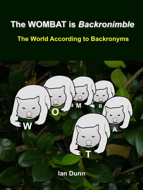 Cover of the book The WOMBAT is Backronimble: The World According to Backronyms by Ian Dunn, Ian Dunn