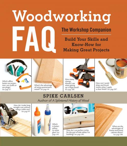 Cover of the book Woodworking FAQ by Spike Carlsen, Storey Publishing, LLC