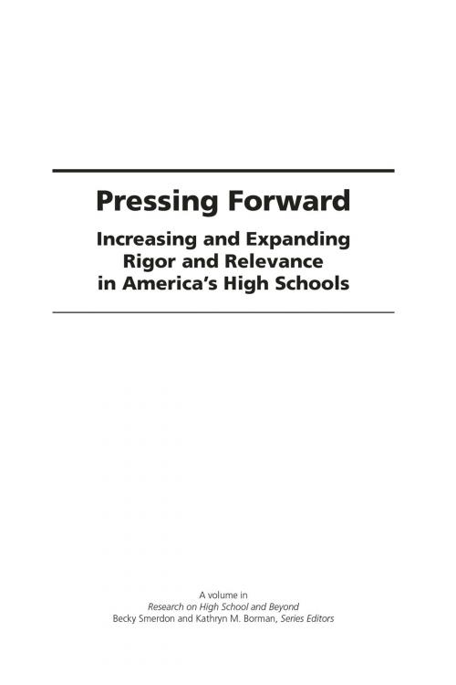 Cover of the book Pressing Forward by , Information Age Publishing