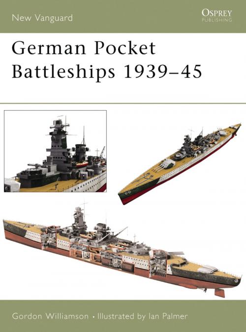 Cover of the book German Pocket Battleships 1939–45 by Gordon Williamson, Bloomsbury Publishing