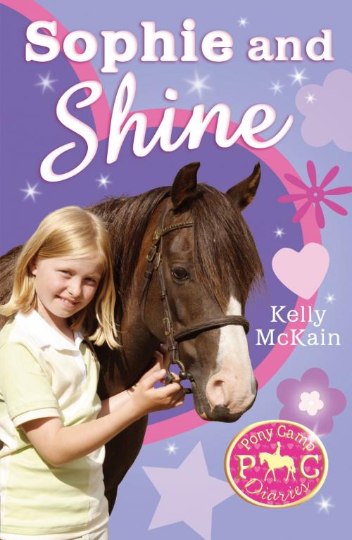 Cover of the book Sophie and Shine by Kelly McKain, Stripes Publishing