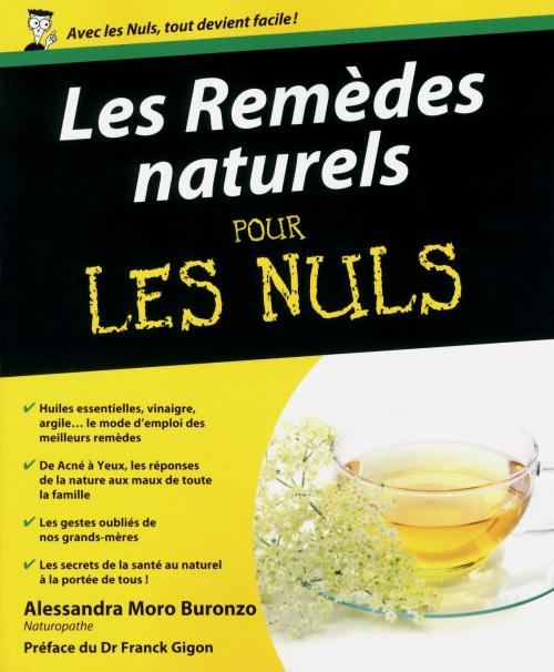 Cover of the book Remèdes naturels pour les Nuls by Alessandra MORO BURONZO, edi8