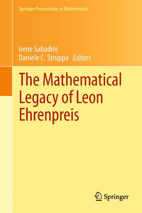 Cover of the book The Mathematical Legacy of Leon Ehrenpreis by , Springer Milan