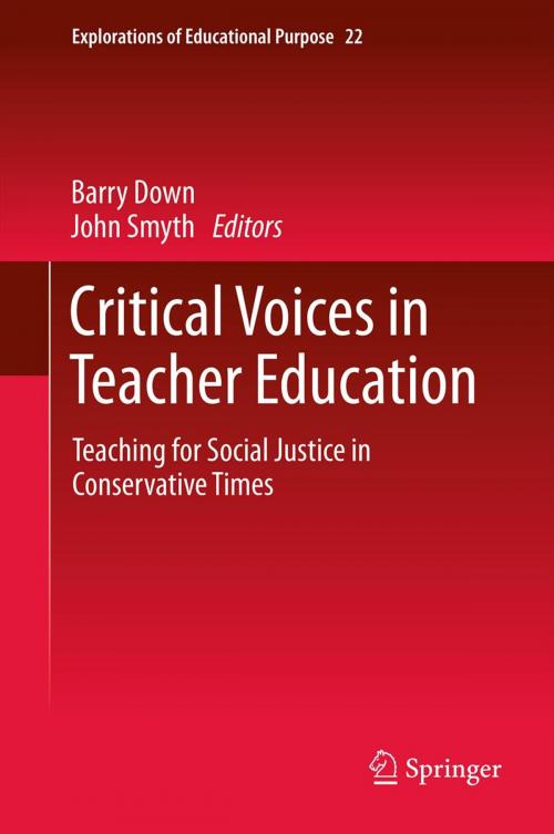 Cover of the book Critical Voices in Teacher Education by , Springer Netherlands