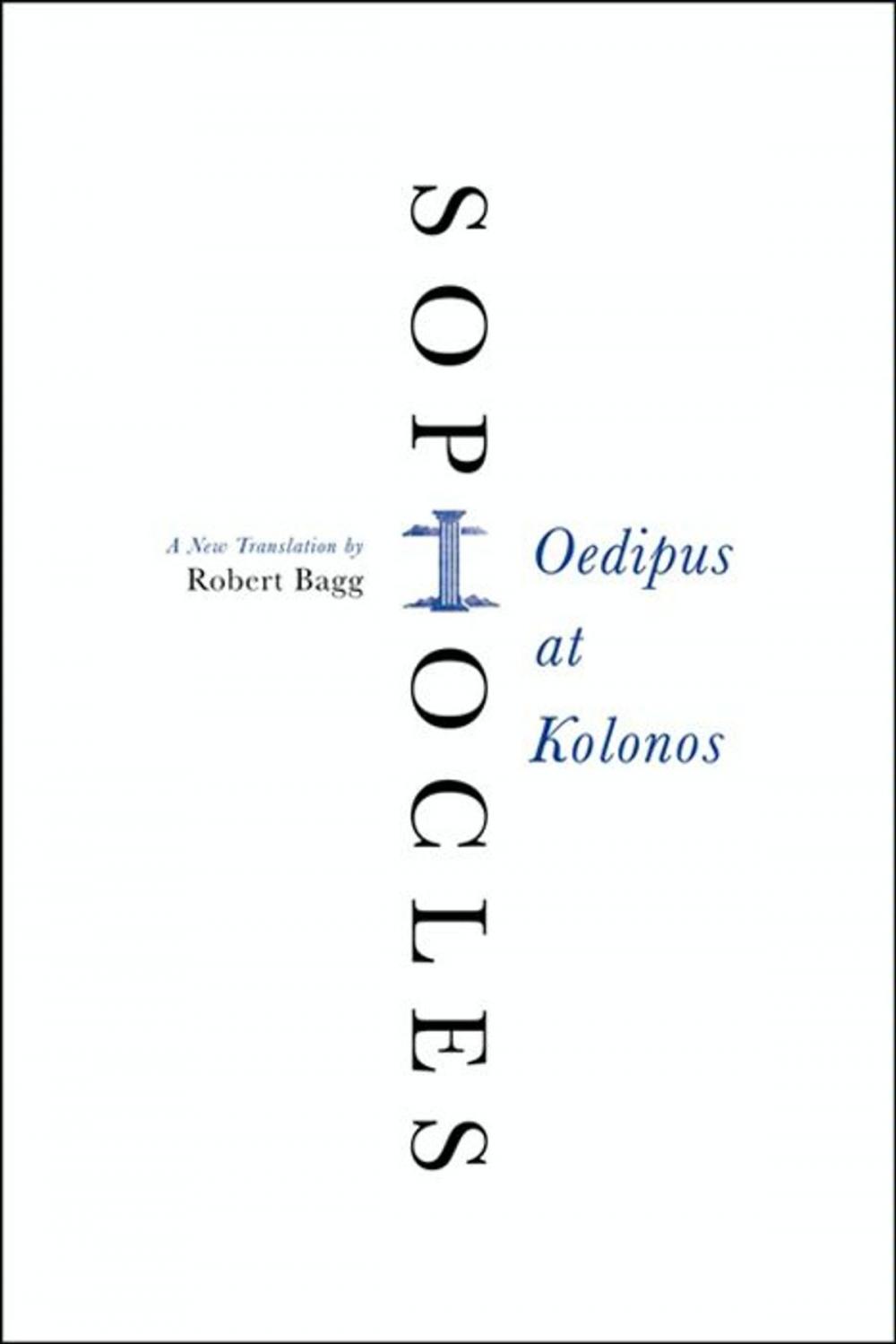 Big bigCover of Oedipus at Kolonos