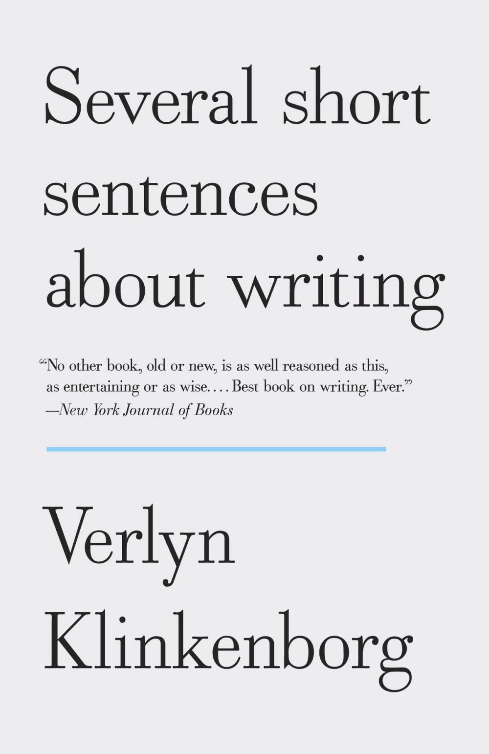 Big bigCover of Several Short Sentences About Writing