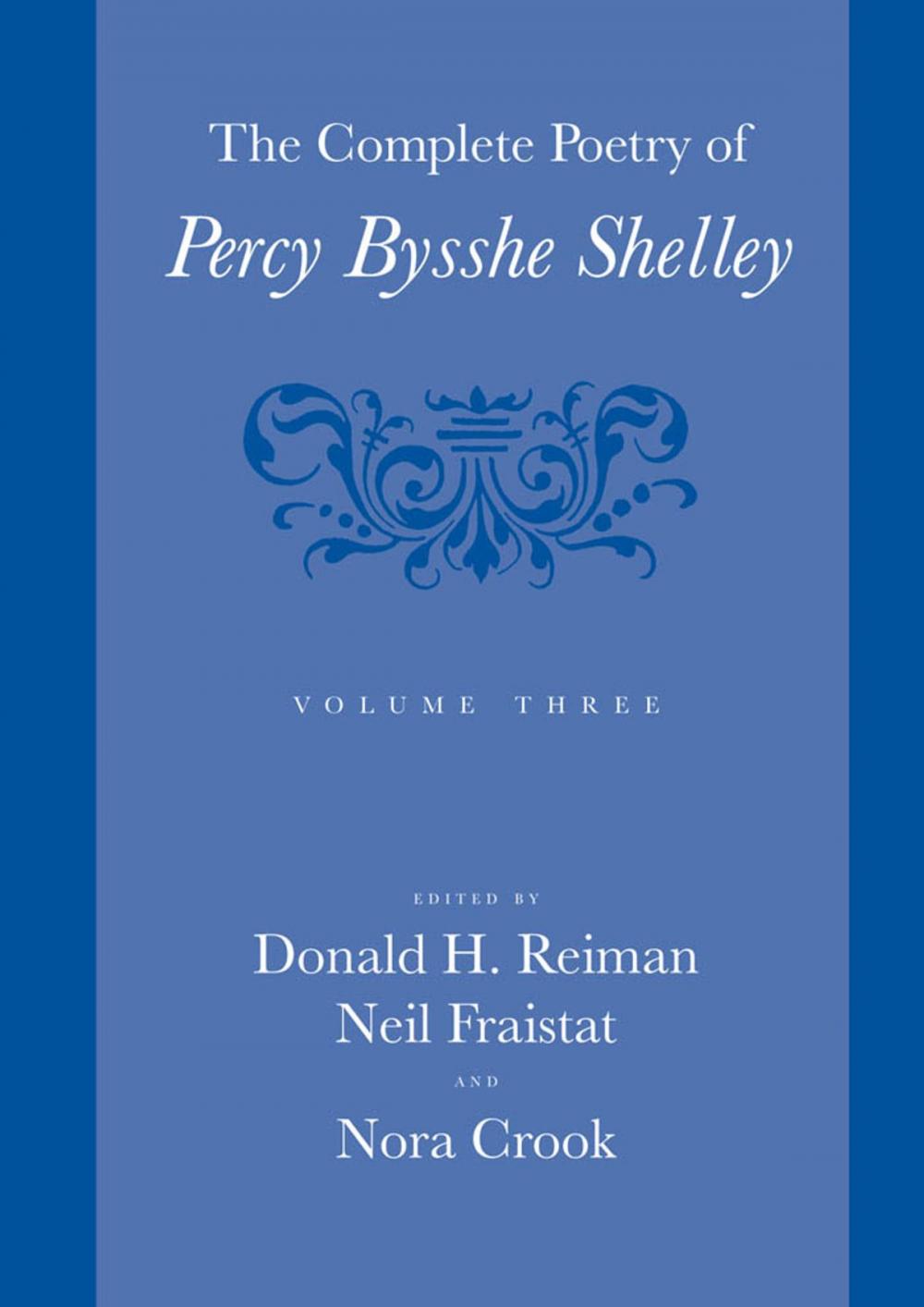 Big bigCover of The Complete Poetry of Percy Bysshe Shelley