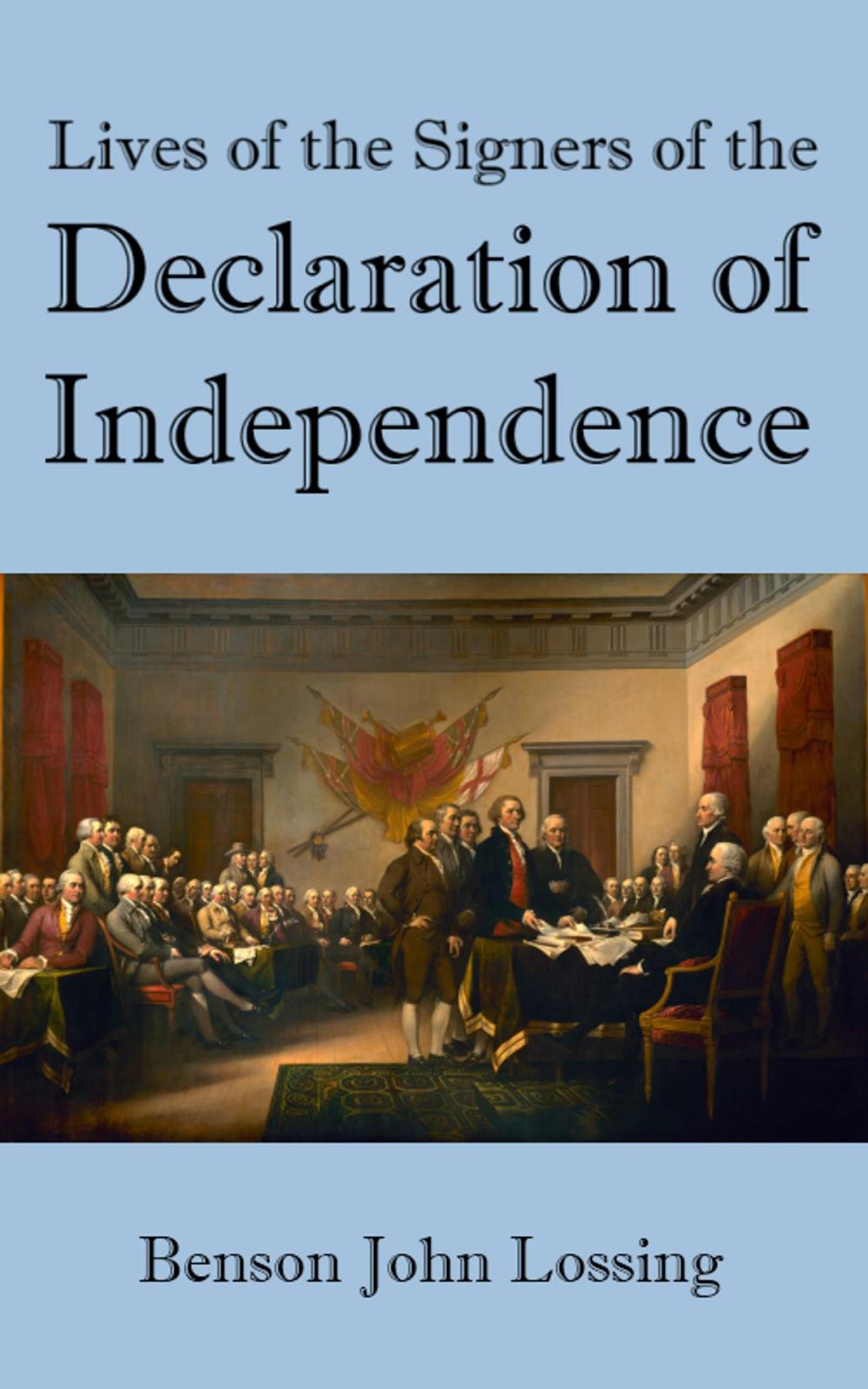 Big bigCover of Lives of the Signers of the Declaration of Independence