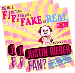 Book cover of Are You a Fake or Real Justin Bieber Fan? Bundle - Volume 1,2,3