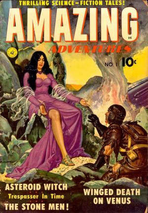 Book cover of Amazing Adventures - Asteroid Witch (Thrilling Sci-Fi Comic Book from Golden Agefor KOBO)