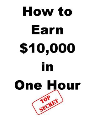 Cover of the book How to Earn $10,000 in One Hour by Delvensoft