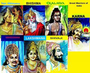 Cover of the book Great Warriors of India by Kaipu Lakshminarasimha Sastri
