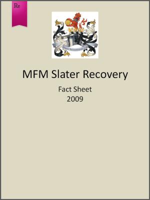Cover of MFM Slater Recovery Fund Fact Sheet 2009