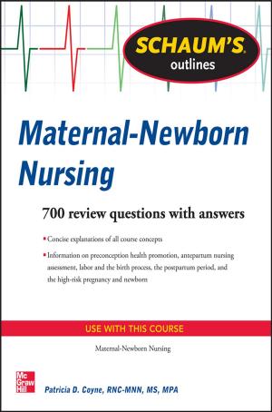 Cover of the book Schaum's Outline of Maternal-Newborn Nursing by Seth Young, Alexander T. Wells