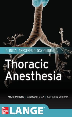 Cover of the book Thoracic Anesthesia by Brenda Della Casa