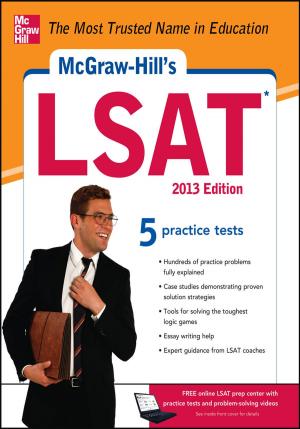 Book cover of McGraw-Hill's LSAT, 2013 Edition