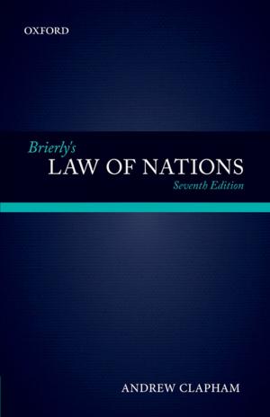 Book cover of Brierly's Law of Nations