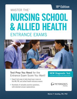 Cover of the book Master the Nursing School & Allied Health Exams by Peterson's