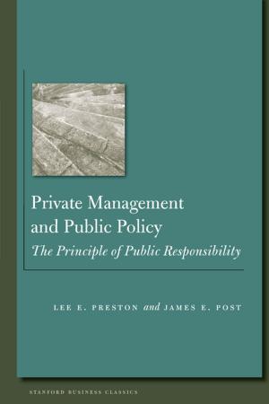 Book cover of Private Management and Public Policy