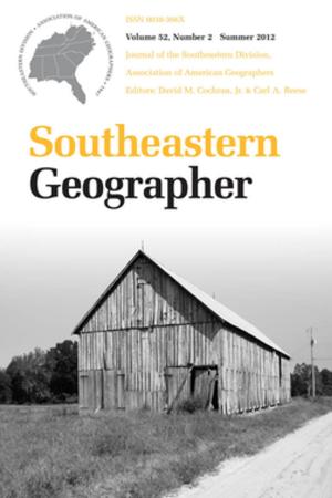 Cover of the book Southeastern Geographer by Gary D. Stark