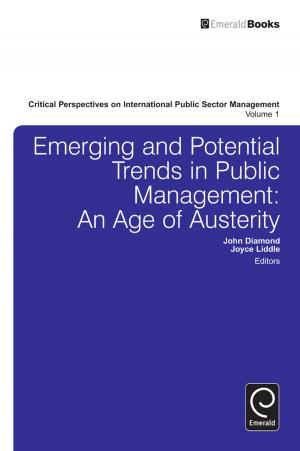 Cover of the book Emerging and Potential Trends in Public Management by 