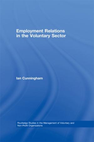 Book cover of Employment Relations in the Voluntary Sector