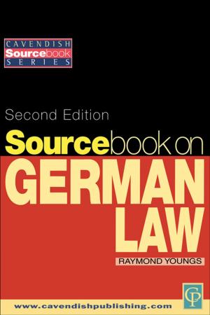 Cover of the book Sourcebook on German Law by Rajinder Dudrah