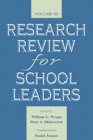 Cover of the book Research Review for School Leaders by Marcia Hill