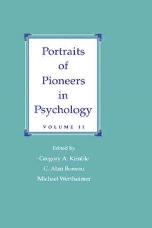 Cover of the book Portraits of Pioneers in Psychology by Emily Chamlee-Wright, The late Don Lavoie