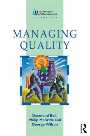 Cover of the book Managing Quality by Abdelnasser