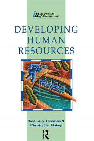 Cover of the book Developing Human Resources by Istvan Czachesz, Risto Uro