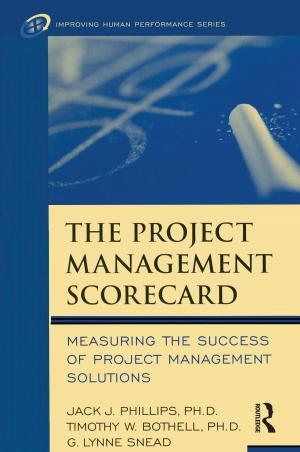 Cover of the book The Project Management Scorecard by 