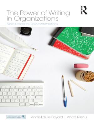 Book cover of The Power of Writing in Organizations