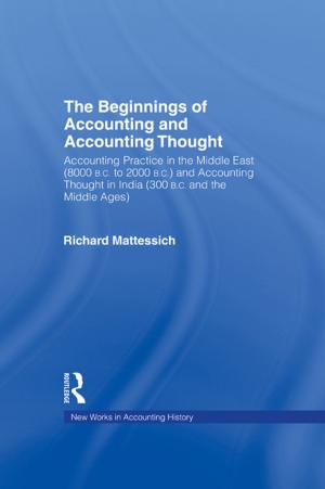 Cover of the book The Beginnings of Accounting and Accounting Thought by Geoffrey Samuel