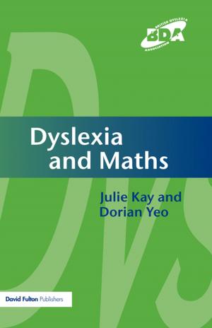 Cover of the book Dyslexia and Maths by Peter E. Hodgkinson, Michael Stewart