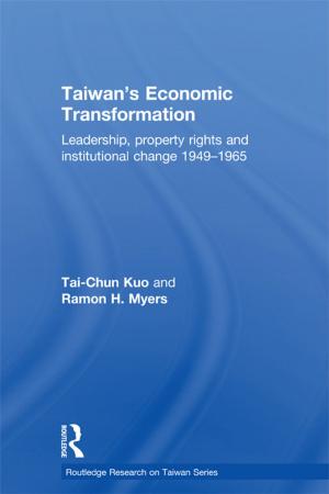 Cover of the book Taiwan's Economic Transformation by Anne Whitworth, Janet Webster, David Howard
