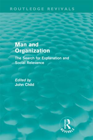 Cover of the book Man and Organization (Routledge Revivals) by John T. Zepper, William W. Brickman