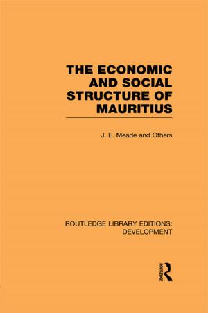 Cover of the book The Economic and Social Structure of Mauritius by Paolo Brunelli