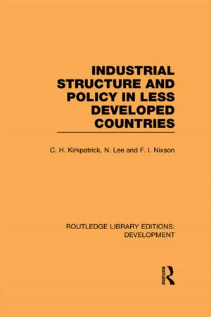 Cover of the book Industrial Structure and Policy in Less Developed Countries by Roy Kozlovsky