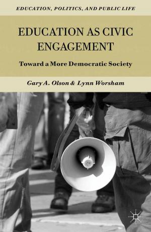 Cover of the book Education as Civic Engagement by D. Schultz