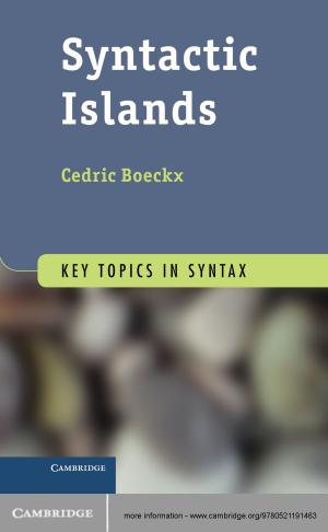 Book cover of Syntactic Islands