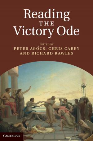 Cover of the book Reading the Victory Ode by Monica Cheesbrough