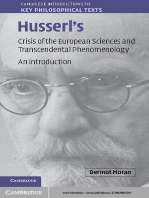 Cover of the book Husserl's Crisis of the European Sciences and Transcendental Phenomenology by 