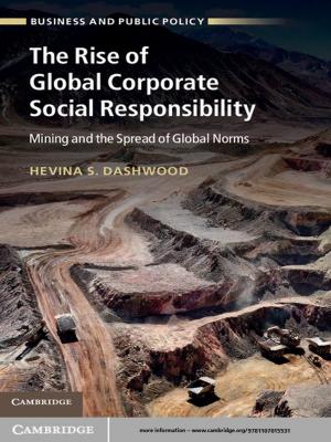Cover of the book The Rise of Global Corporate Social Responsibility by David Rutledge