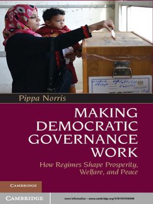 Cover of the book Making Democratic Governance Work by Paul J. Harrison, Kai Bischof, Christopher S. Lobban, Catriona L. Hurd