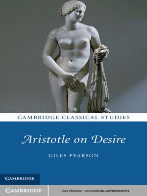 Cover of the book Aristotle on Desire by Professor Jim Jansen