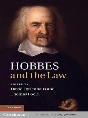 Cover of the book Hobbes and the Law by J. L. Chapman, M. J. Reiss